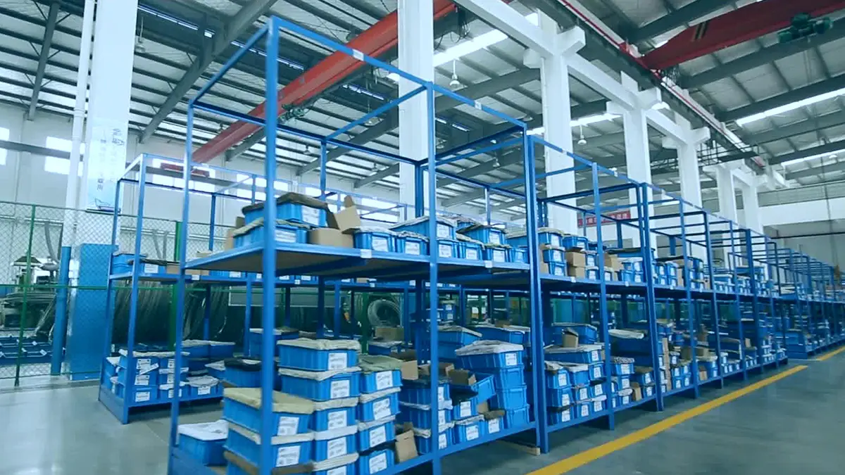 J&W Auto Parts production equipment and factory interior